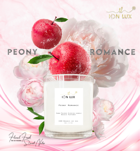 Peony Romance - Soy Candles 300g- 10.14Oz